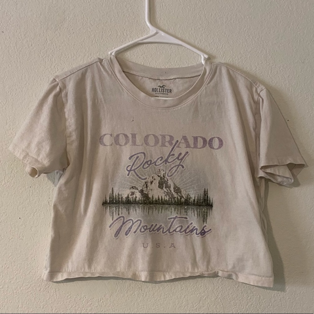 hollister crop t-shirt